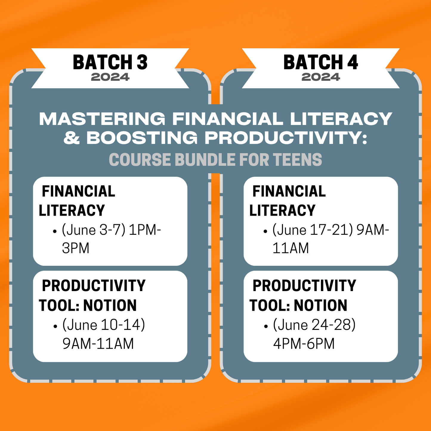 Mastering Financial Literacy & Boosting Productivity: Course Bundle for Teens
