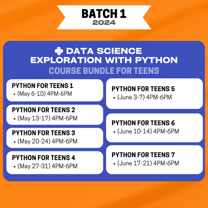 Data Science Exploration with Python: Course Bundle for Teens
