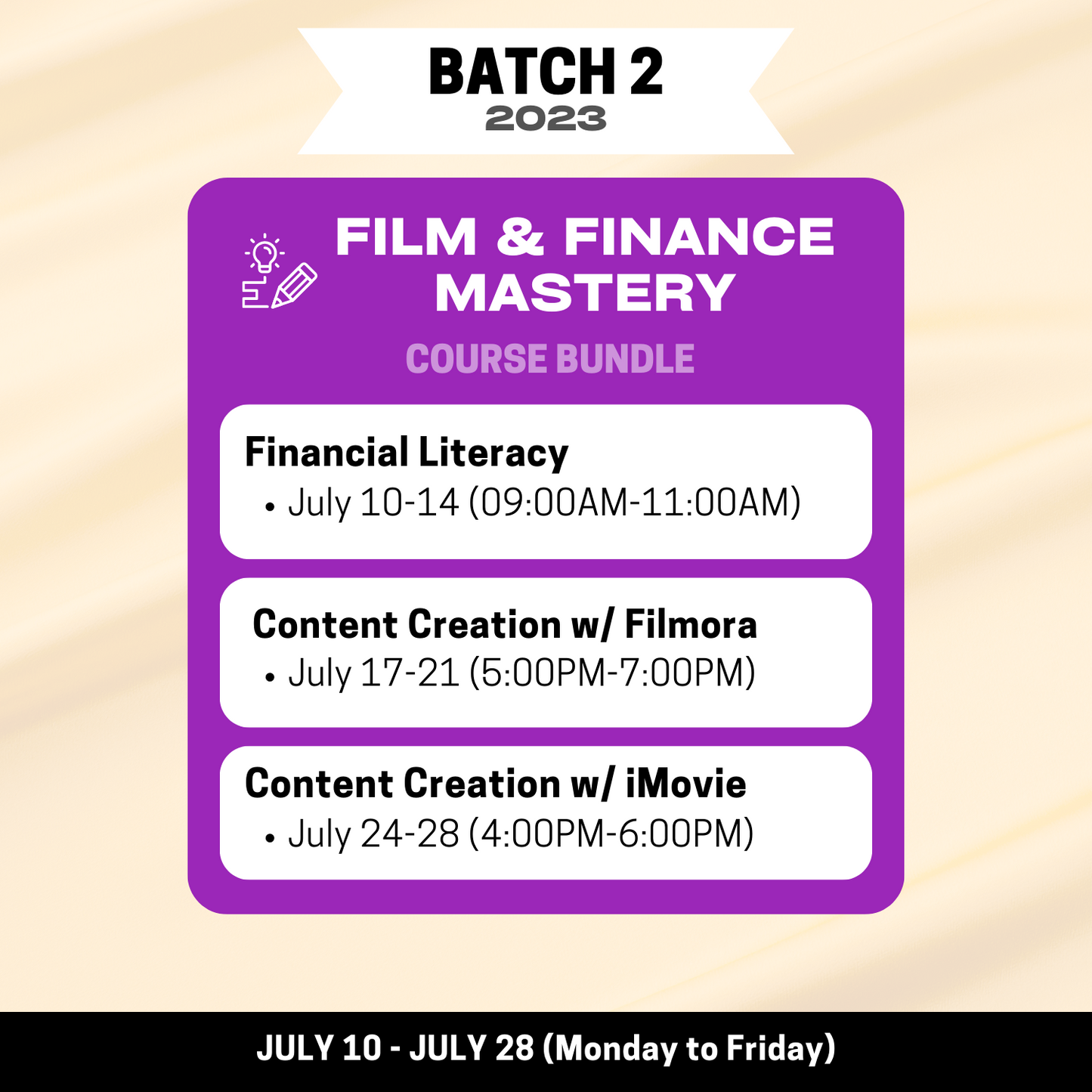Film & Finance Mastery Course Bundle
