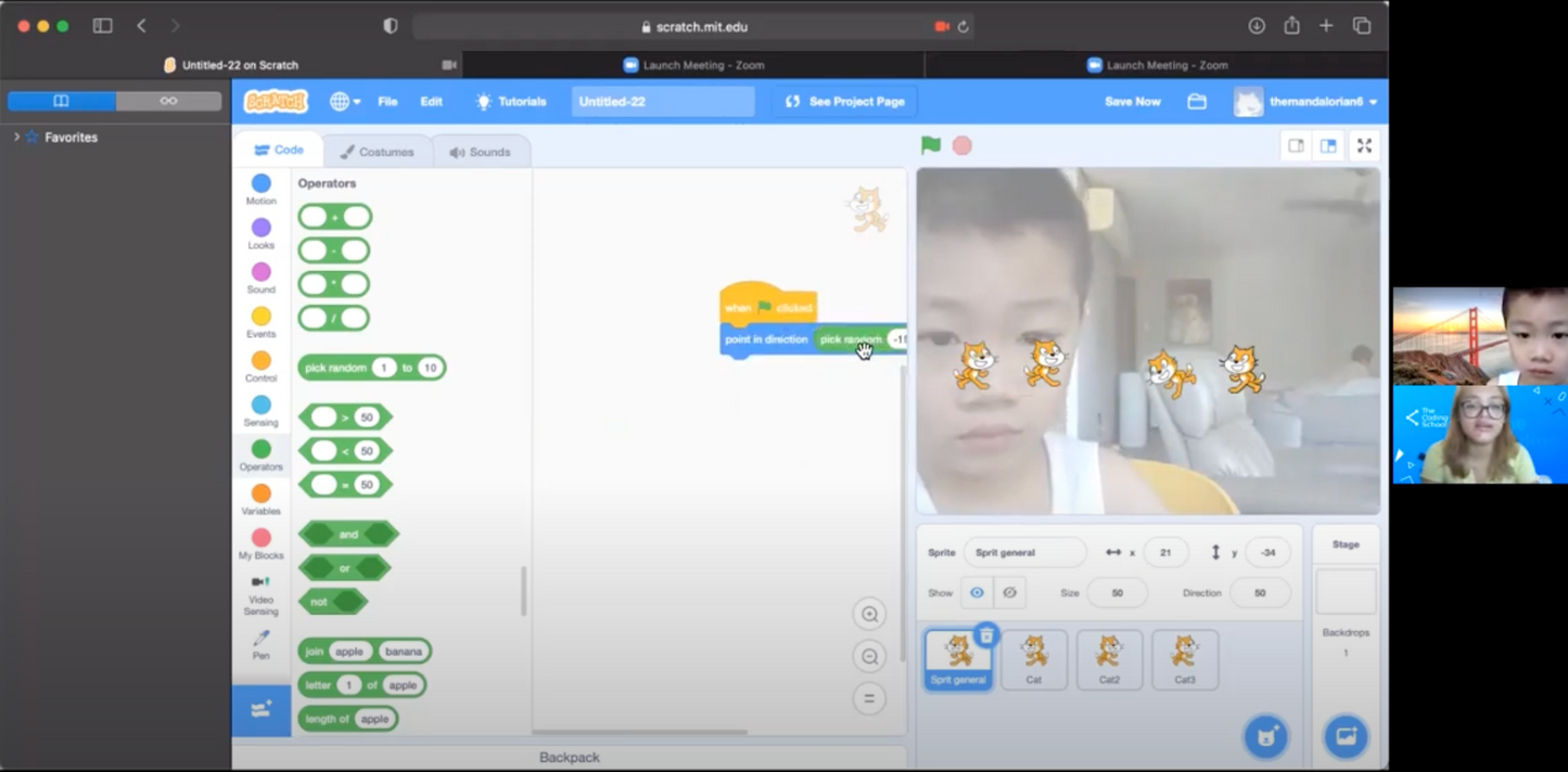 Coding 102 with Scratch (Private Class)
