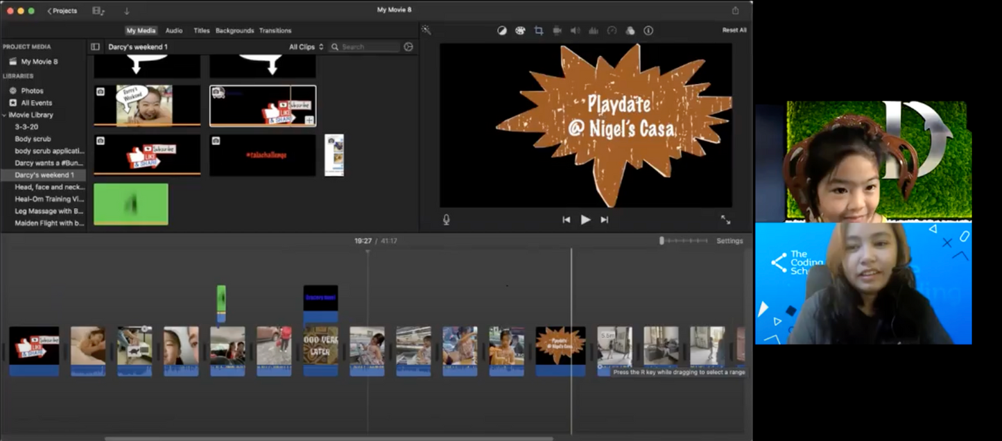Content Creation with iMovie (Private Class)
