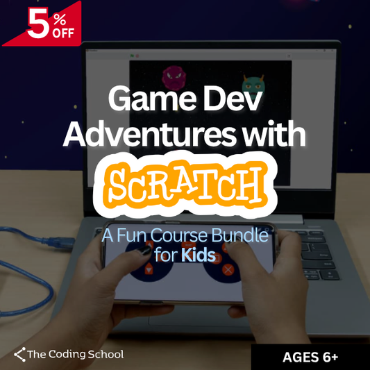Game Development Adventures with Scratch: Course Bundle for Kids (Private Class)
