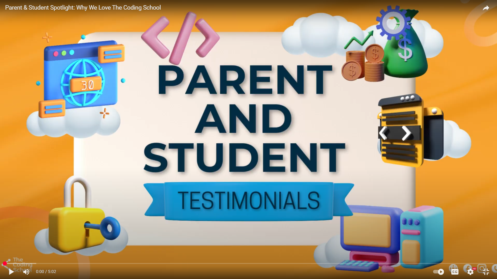 Load video: A testimonial video of parents and students about why they love The Coding School