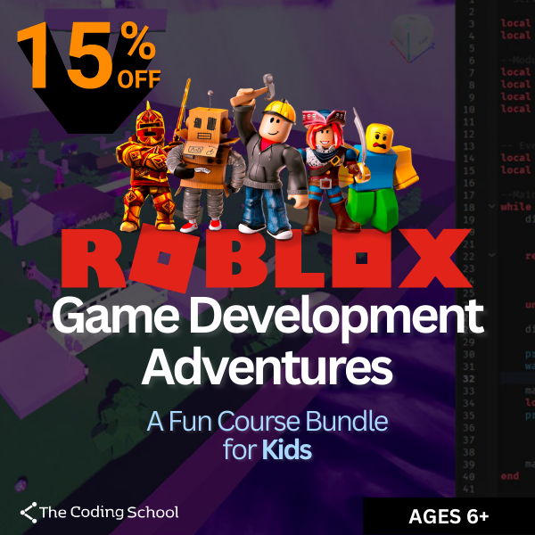 Roblox Game Development Adventures: Course Bundle for Kids